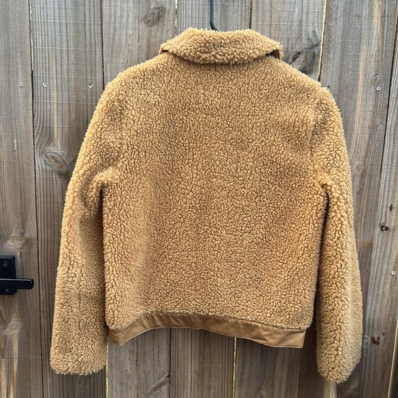 Madewell Tan Teddy Jacket Size Xs - Picture 5 of 5